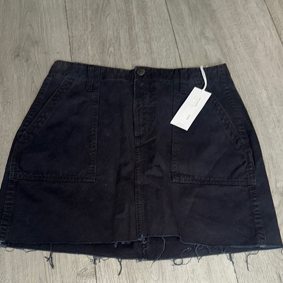 NWT Boyish Charcoal Denim Skirt size 26 - Picture 1 of 11